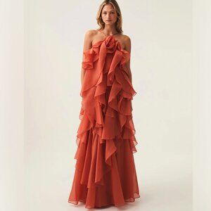 AJE Pandorea Layered Maxi Dress